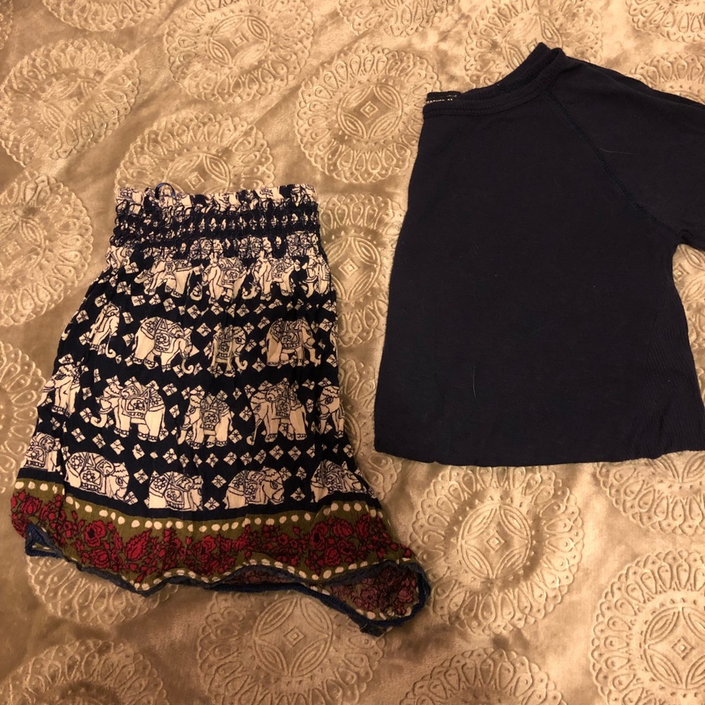 Printed shorts-Angie